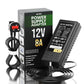 12V 8A 96W DC Power Supply Adapter – AC to DC for LED Strips