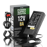 12V 8A 96W DC Power Supply Adapter – AC to DC for LED Strips