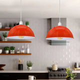 Modern Retro Metal Dome Lampshade – Easy Fit E27
