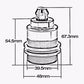 Threaded Holder Yellow Brass E27 Base Screw Thread Bulb Socket Lamp Holder