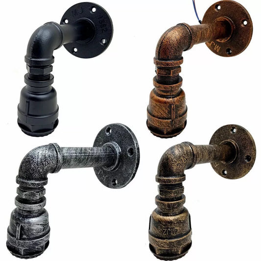 Retro Steam Punk Water Pipe Wall Sconce Wall Lamp