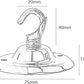 75mm Front Fitting Color Ceiling Hook With Single Point Drop Outlet Plate