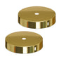 100mm x 20mm Side Fiting Single Outlet Electro plating Ceiling Rose