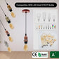 E27 Ceiling Rose | Vintage Industrial Pendant Lamp Holder | Complete Fitting | UK