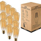 antique style led bulb
warm amber filament bulb