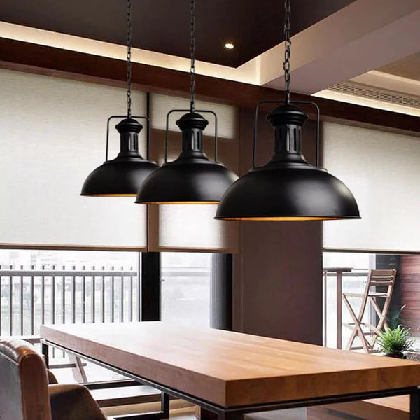 Adjustable Industrial E27 Pendant Lamp Shade | Height Adjustable | UK