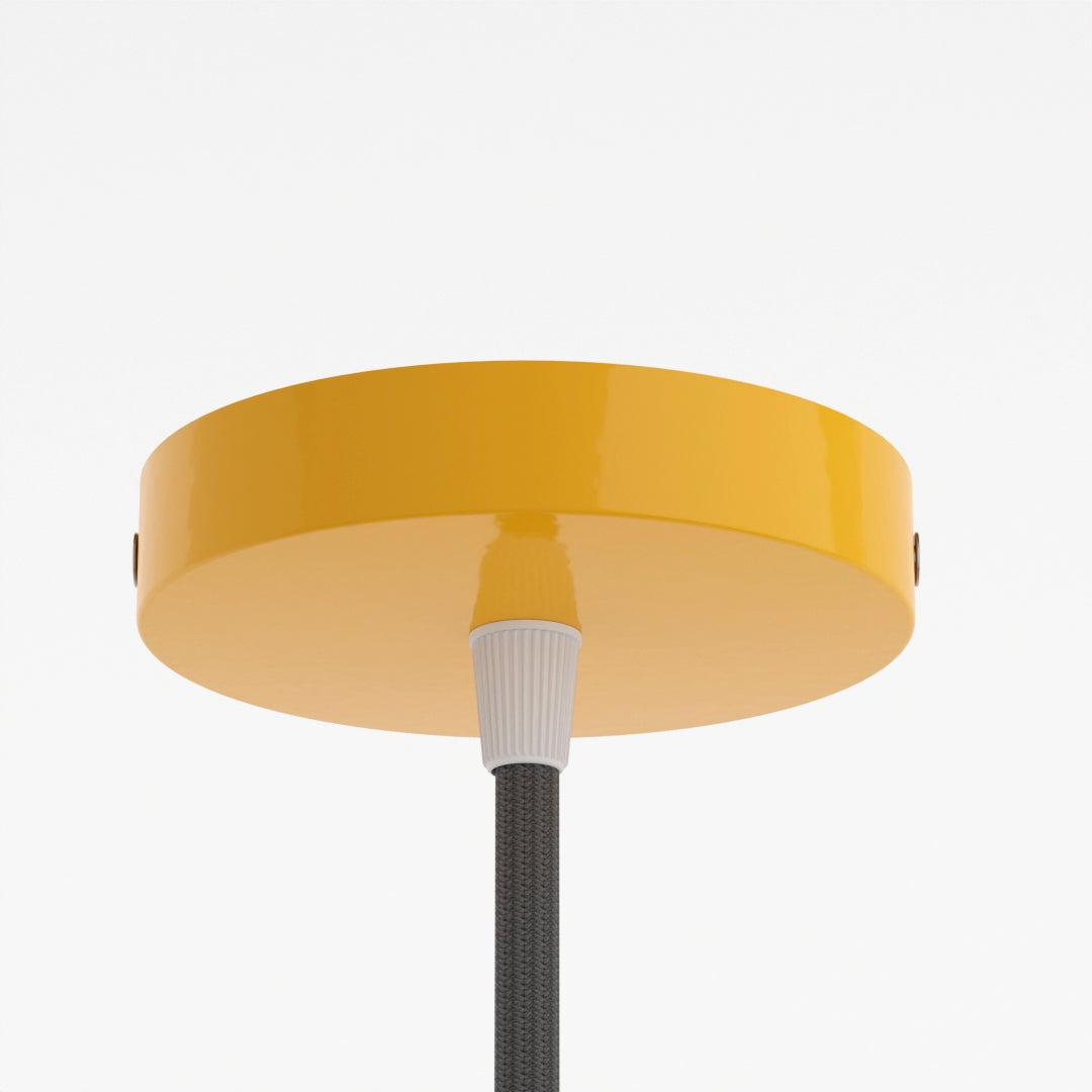 Vinatge 100mm Light fitting  Side Fiting Single Outlet Metal Ceiling Rose