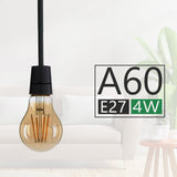 A60 E27 4W Vintage LED Light Antique Style Edison Bulbs