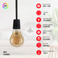 A60 E27 4W Vintage LED Light Antique Style Edison Bulbs