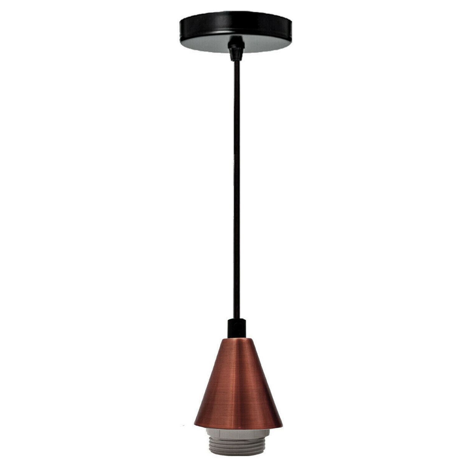 1M E27 Screw Lamp Bulb Holder Pendant Lamp Holder for Bedroom, Dining Room and Kitchen