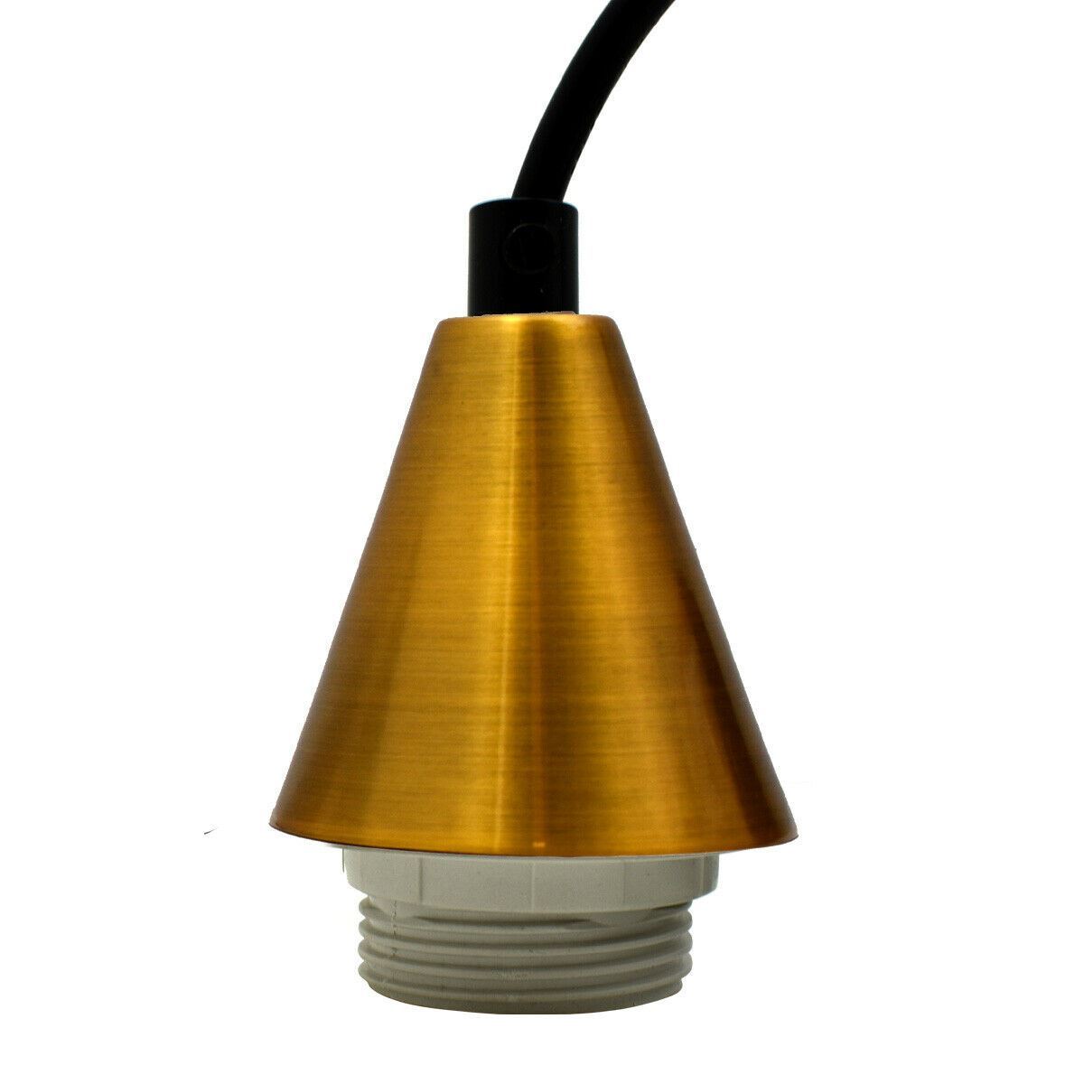 1M E27 Screw Lamp Bulb Holder Pendant Lamp Holder for Bedroom, Dining Room and Kitchen