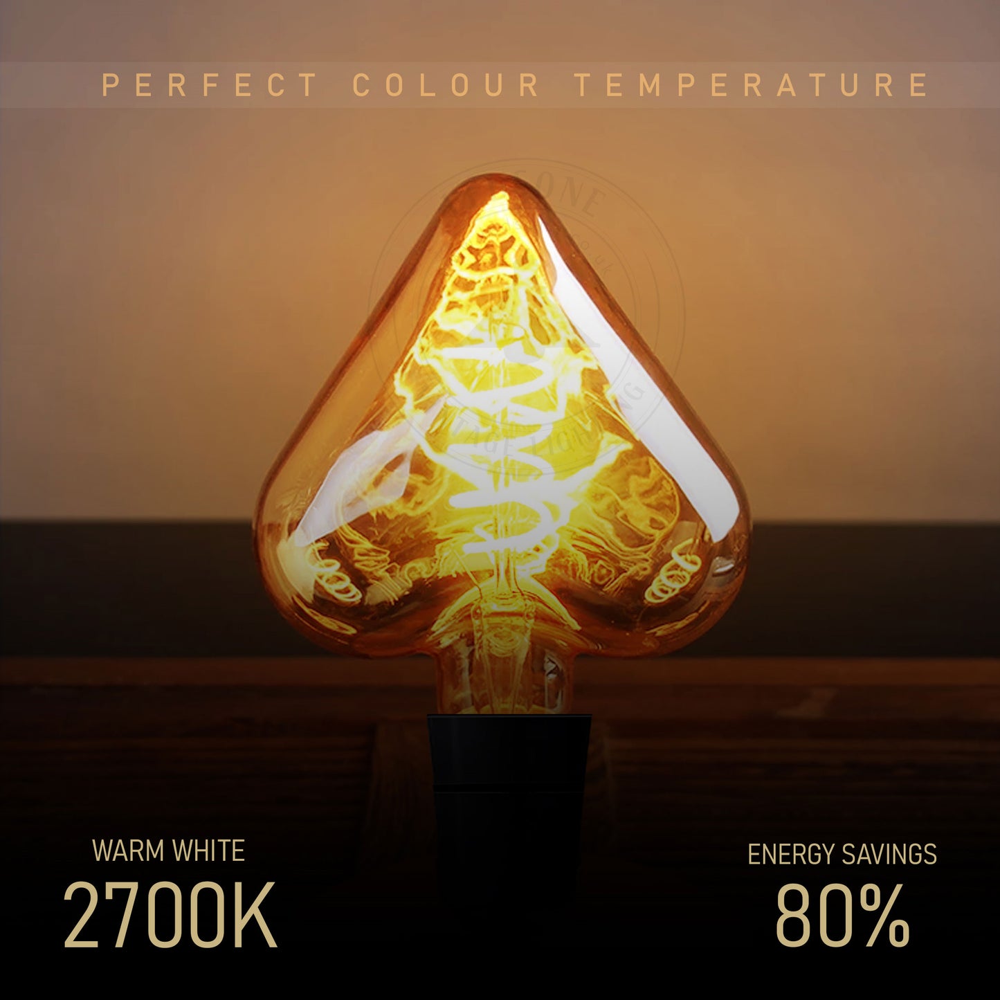 Vintage Retro style E27 Edison Screw Amber Glass light Bulbs , Warm White Colour Indoor decorative Lamp