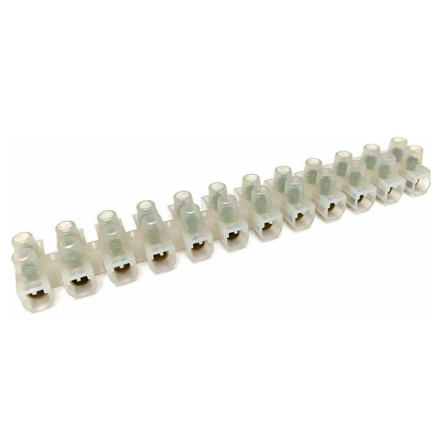 12 way connector strip electrical choc block wire terminal connection