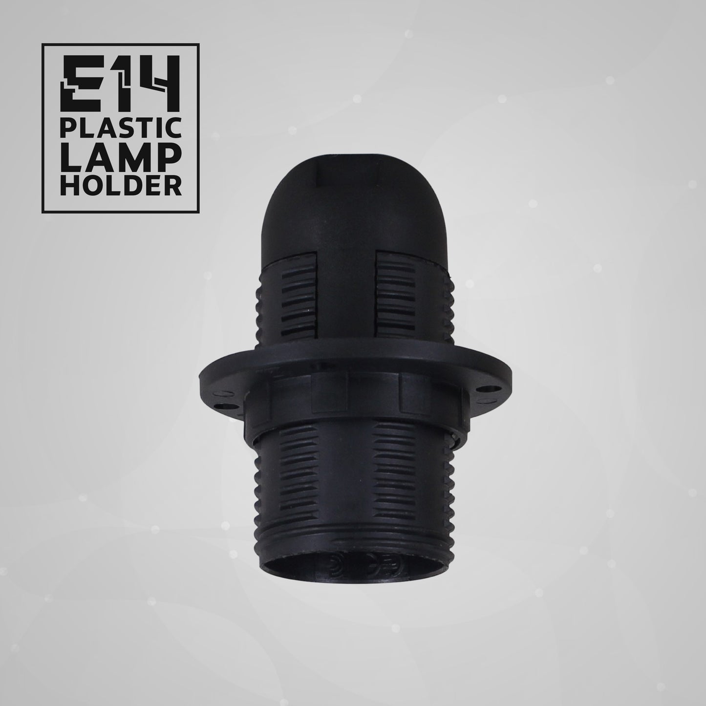 E14 Bulb Holder Edison Small Screw SES Black Plastic Lamp holder For Table Lamp E14 Socket UK.