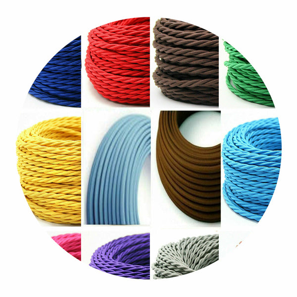 Cable Lighting Braided Cable Fabric Cord Corded Wire Covered wire Braided Flex Cable Pendant Light Cable