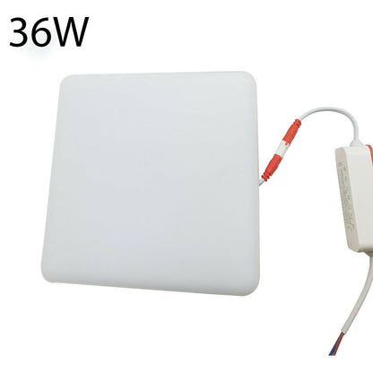 Modern LED Round Recessed Ultra slim Ceiling Flat Panel down Light Cool White Indoor Light