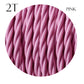 2 Core 8 Amp Twisted & Round Braided Flex Fabric Lighting Cable
