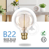 G95 B22 Dimmable Vintage Globe Bulb
