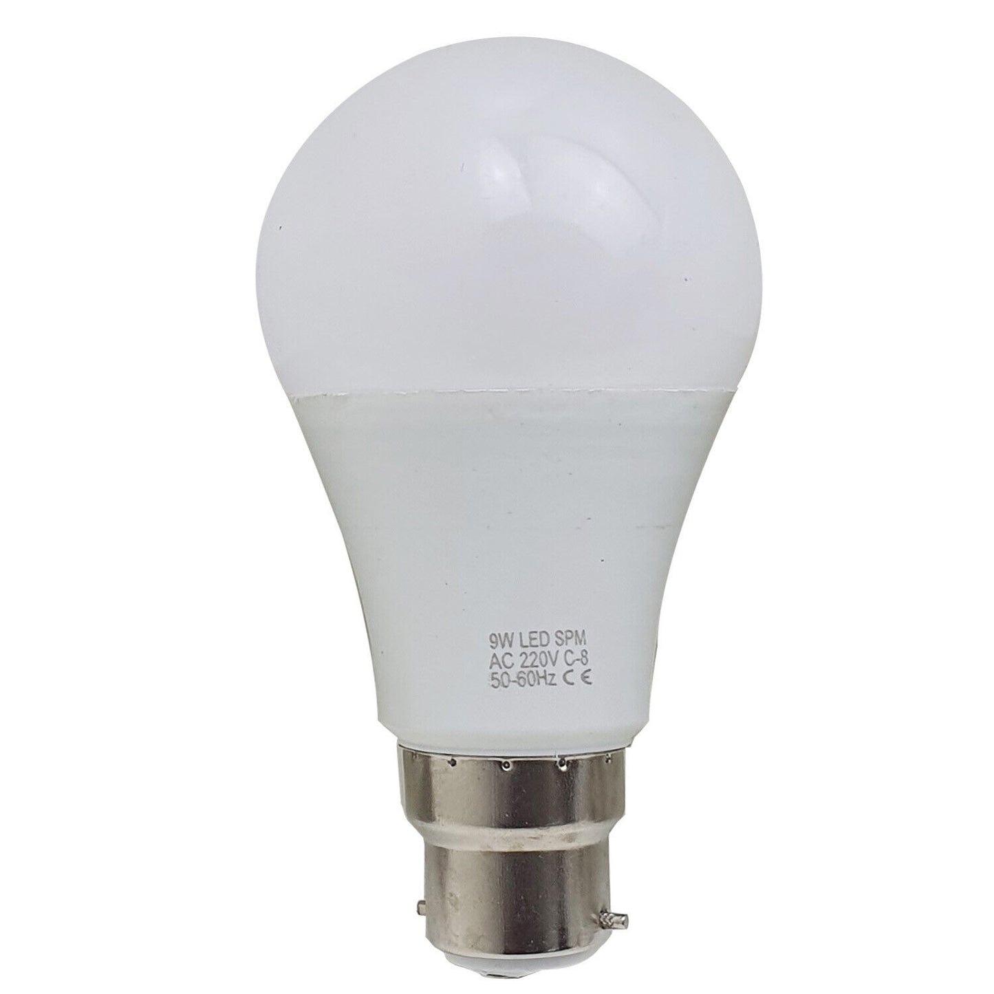 9W B22 Screw LED Light GLS bulbs, Energy Saving Edison Cool White 6000K non dimmable lights