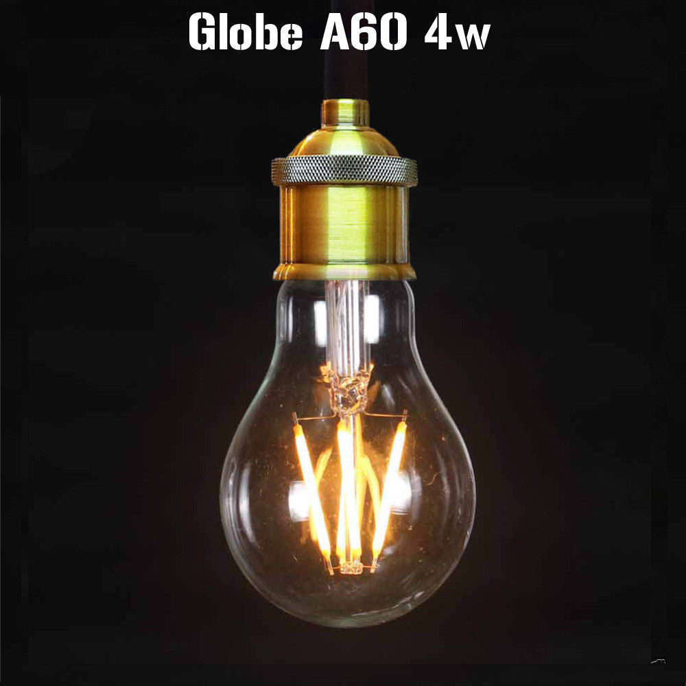A60 E27 4W Vintage LED Light Antique Style Edison Bulbs