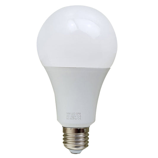 18W E27 Screw LED Light GLS bulbs, Energy Saving Edison Cool White 6000K non dimmable lights