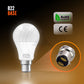 B22 5W Energy Saving Warm White LED Light Bulbs A60 B22 Screw-in non dimmable bulbs