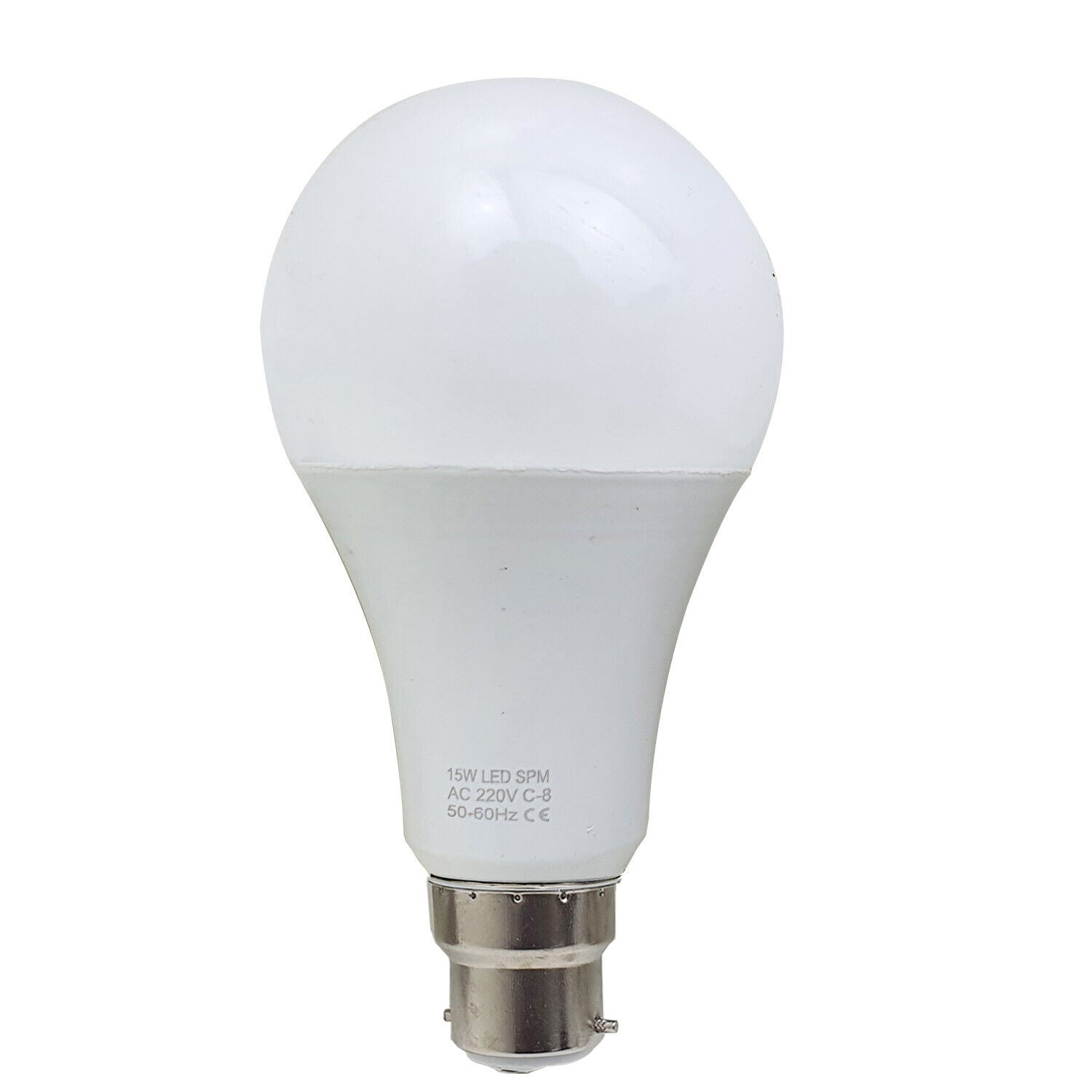 B22 15W Energy Saving Warm White LED Light Bulbs A60 B22 Screw-in non dimmable bulbs