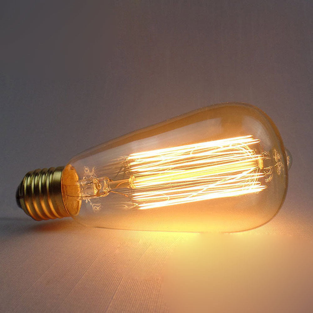 E27 Screw 40W ST64 Filament Edison Light Bulb