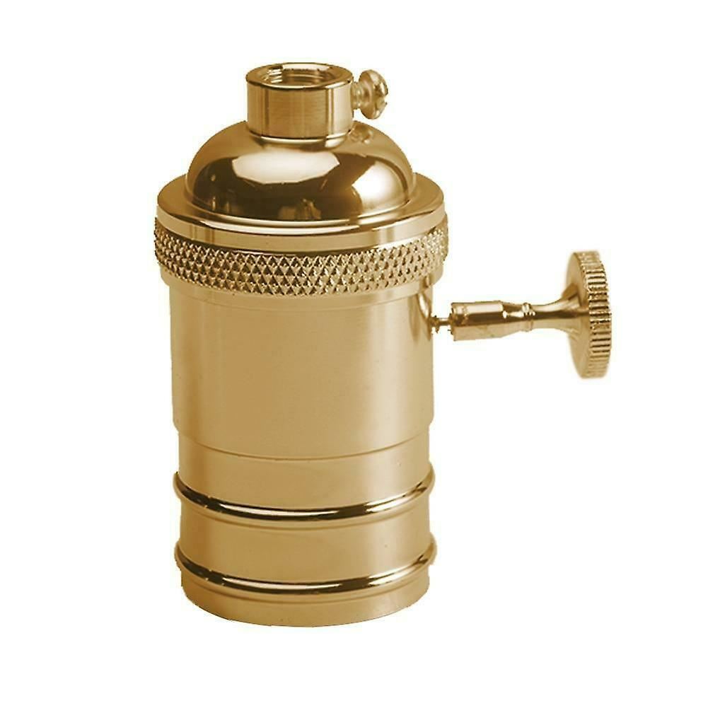 E27 Screw Vintage Switch Bulb Holder Industrial Antique Retro Edison Lamp Light