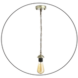Green Brass E27 Vintage Industrial Loft Pendant Light~3126