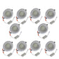 LED Round Recessed Indoor Ceiling Panel down Light Cool White For Hotel, Office, Library, Cellar