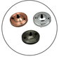 108mm Single Outlet Drop Metal Front Fitting Ceiling Rose