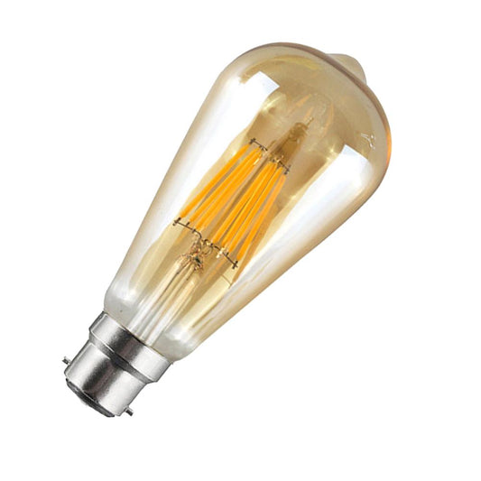 Antique ST64 B22 8W Edison LED Light Bulbs