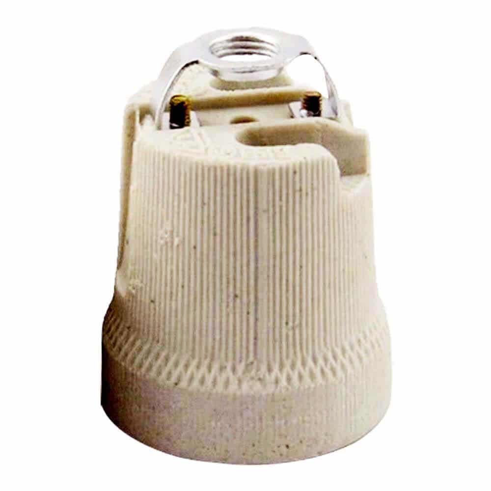 CERAMIC Porcelain Types E27 EDISON SCREW Heat Bulb Lamp Holder