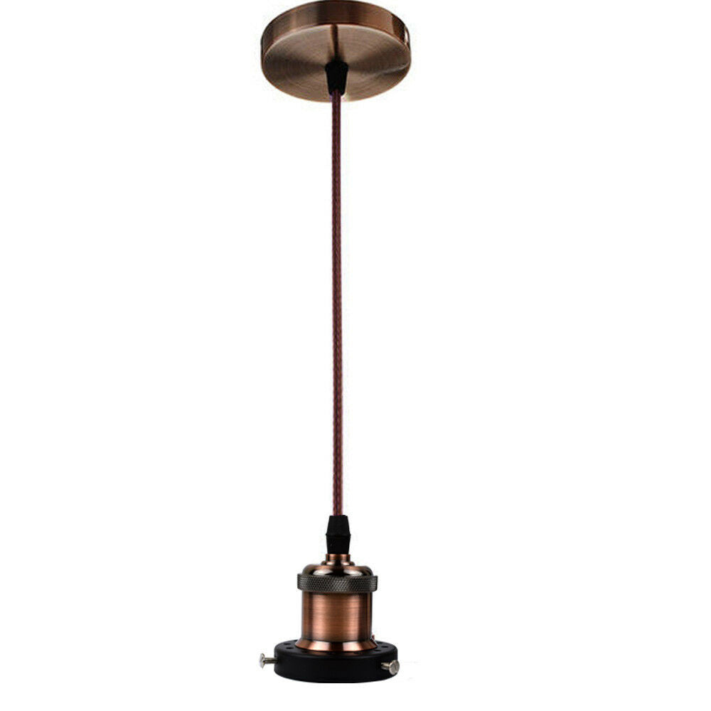 Vintage Copper Pendant Light Lamp Set for house