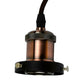 Vintage Copper Pendant Light Lamp Set  holder