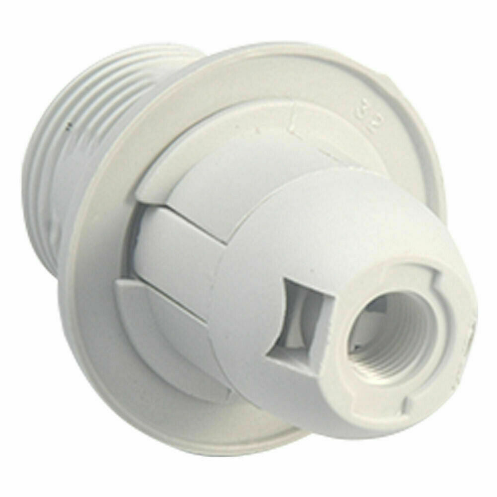 E14 Screw Lampshade Light holder Collar Ring Adaptor Bulb Holder White
