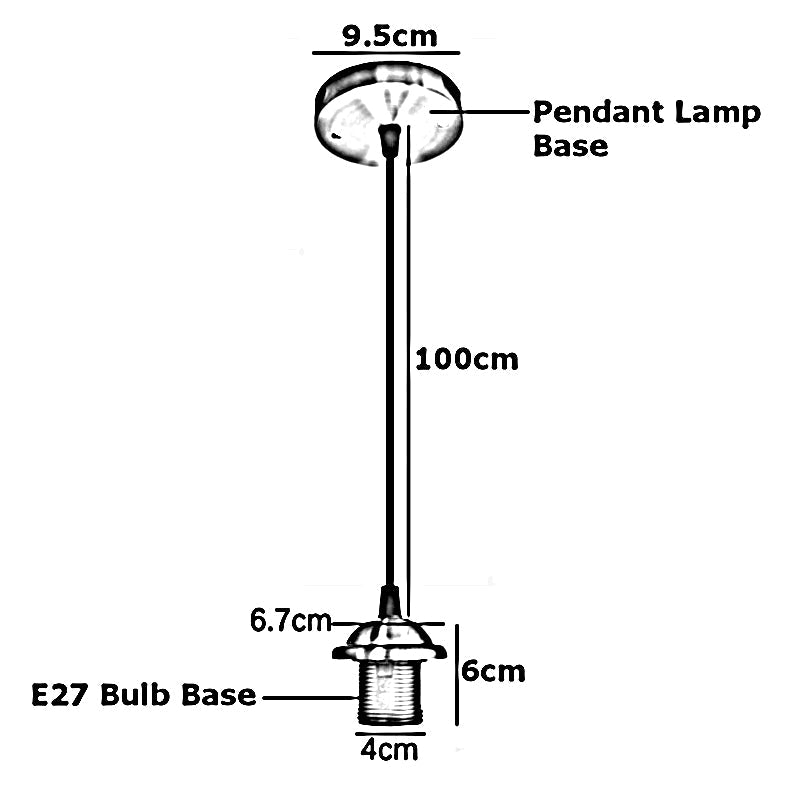 E27 Ceiling Rose White Light PVC Flex Pendant Lamp Holder Fitting~2378 - electricalsone UK Ltd