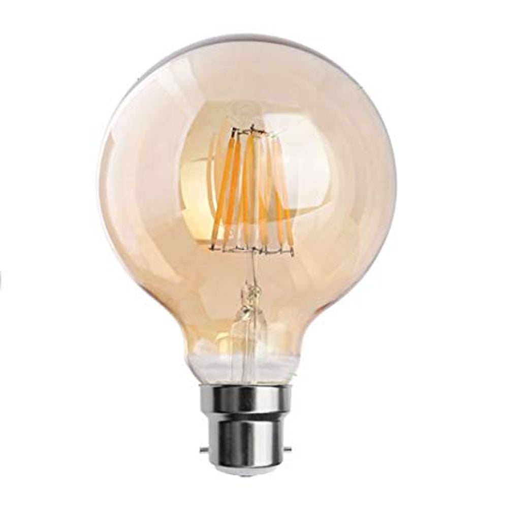 G95 B22 8W Dimmable Globe Vintage LED Retro Light Bulbs