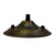 140mm Single Outlet Drop Metal Front Fitting Ceiling Rose