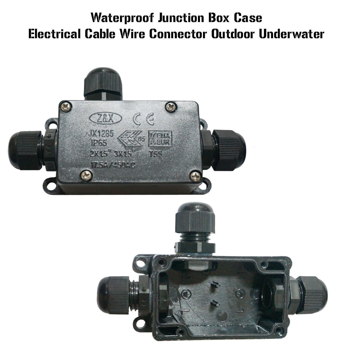 waterproof junction box black external junction box junction boxes
