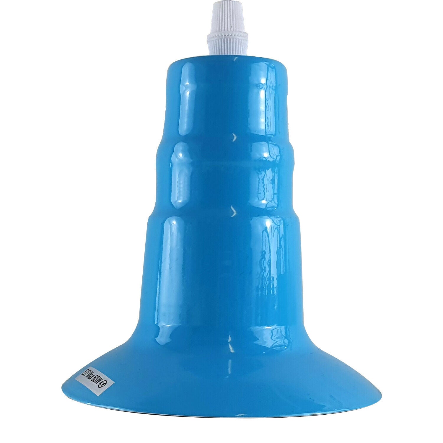 Light Blue Ceiling Light Fitting Industrial Pendant Lamp Bulb Holder~1681 - electricalsone UK Ltd