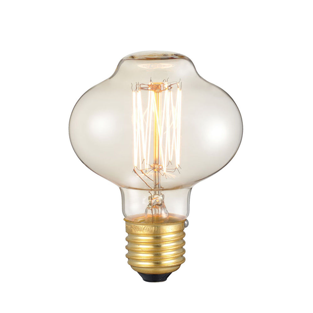 Mushroom E27 60W Dimmable Vintage Bowl Light Bulb.