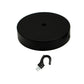 Black Ceiling Rose Hook Plate Light Fitting Chandelier