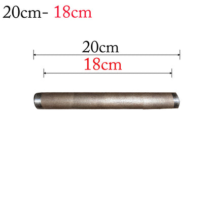 ¾ inch barrel nipple malleable Iron fitting Male BSPT 3/4in to Male BSPT 3/4in - Black Variable sizes from 2.5cm to 60cm