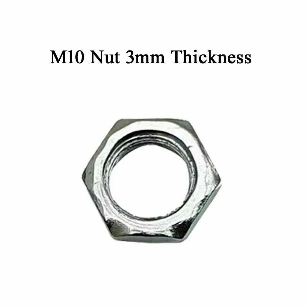 3mm Long Stainless Steel Nylon Insert Hex Lock Nuts Metric Coarse
