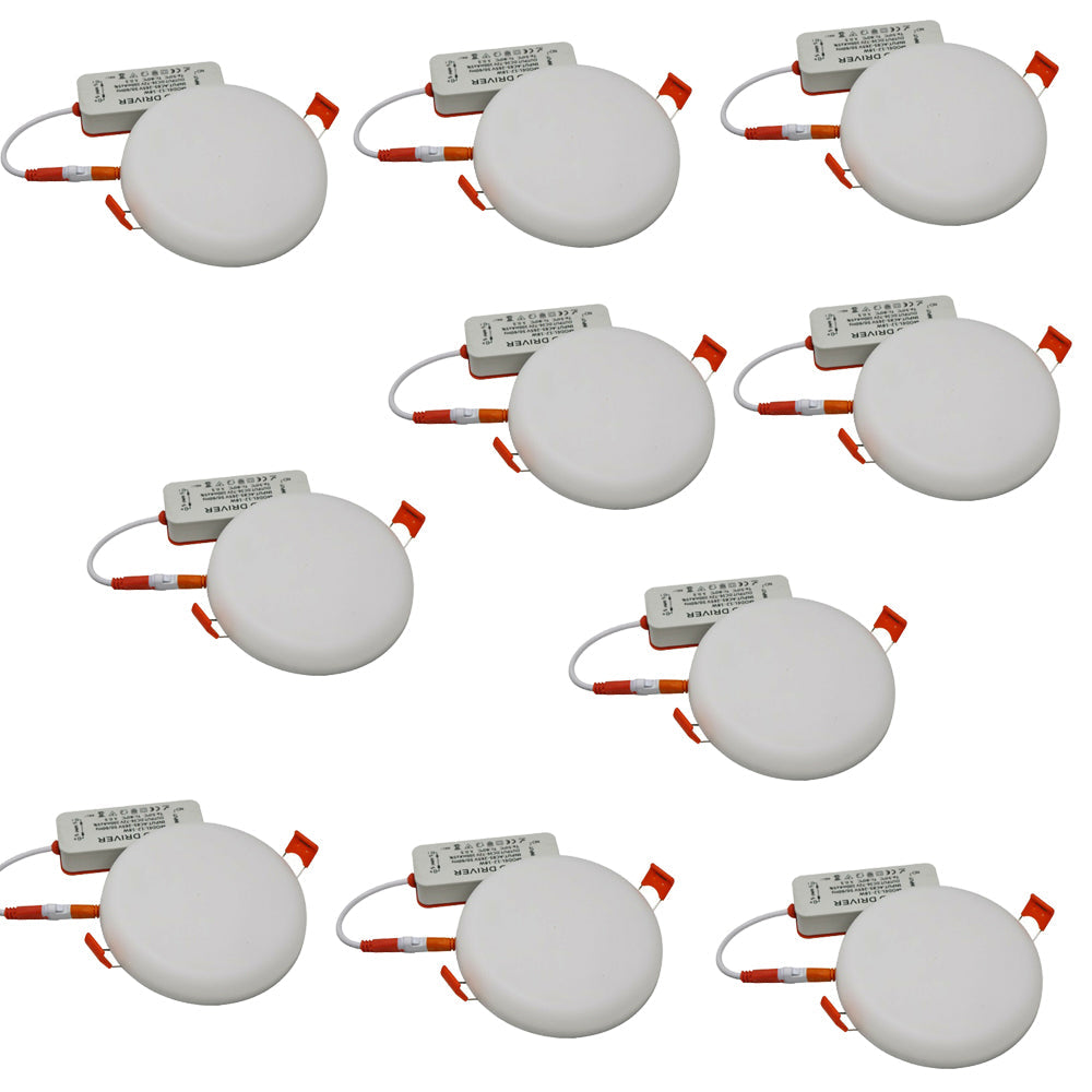 Ultra Thin LED 18 W 6000 K LED Panel Recessed Round Ceiling Spotlight Down Light