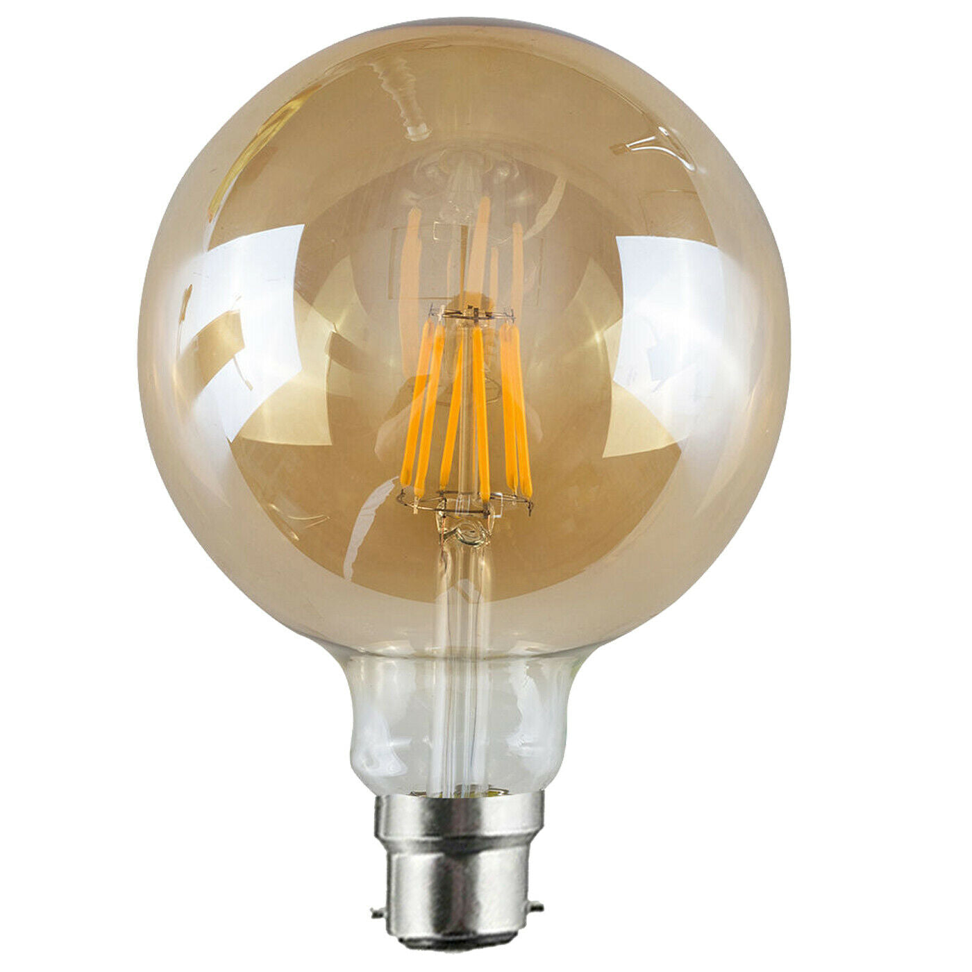 G125 B22 8W Dimmable LED Light Vintage Globe Retro Bulb