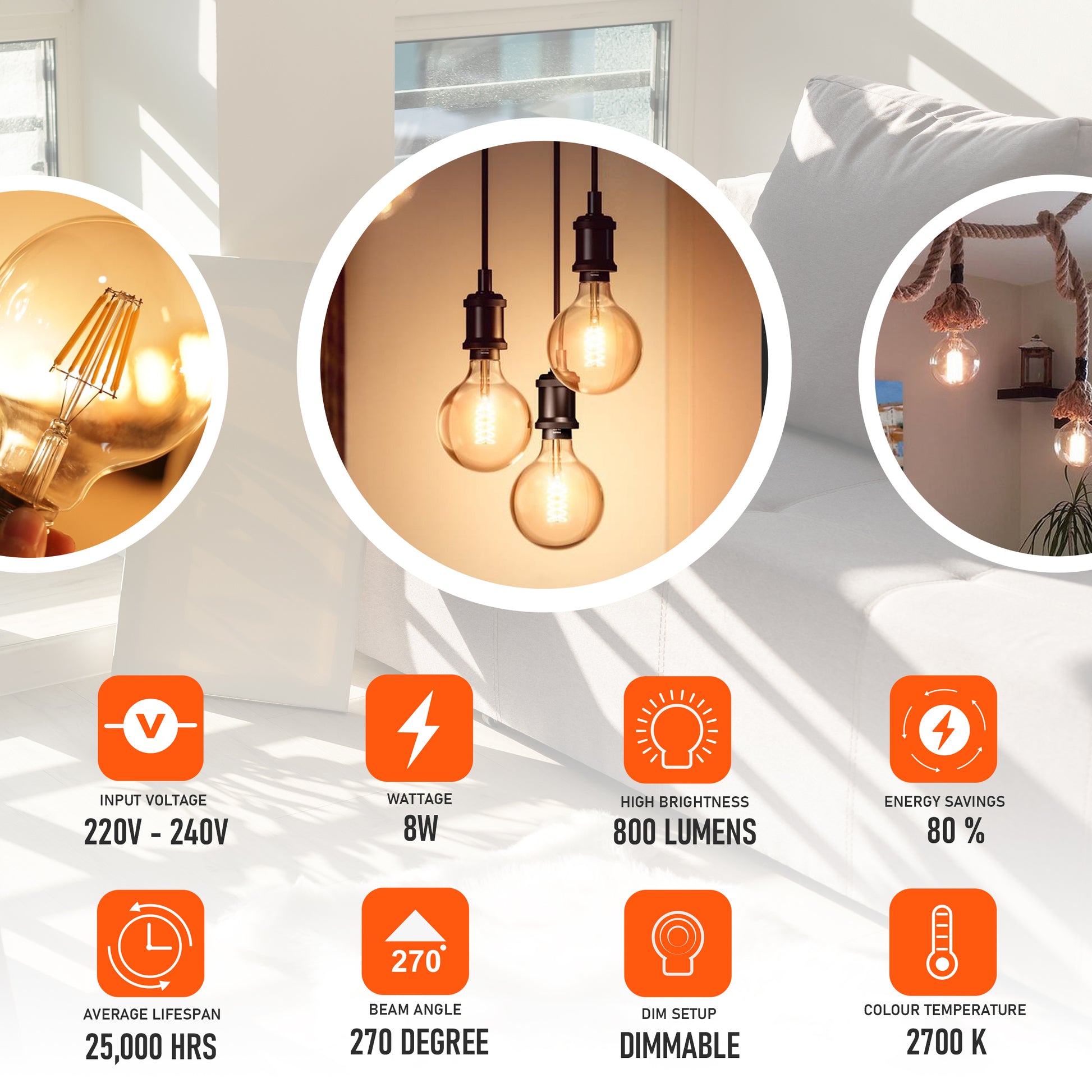 brightness b22 dimmable bulb for any places