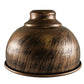 brushed copper lampshade